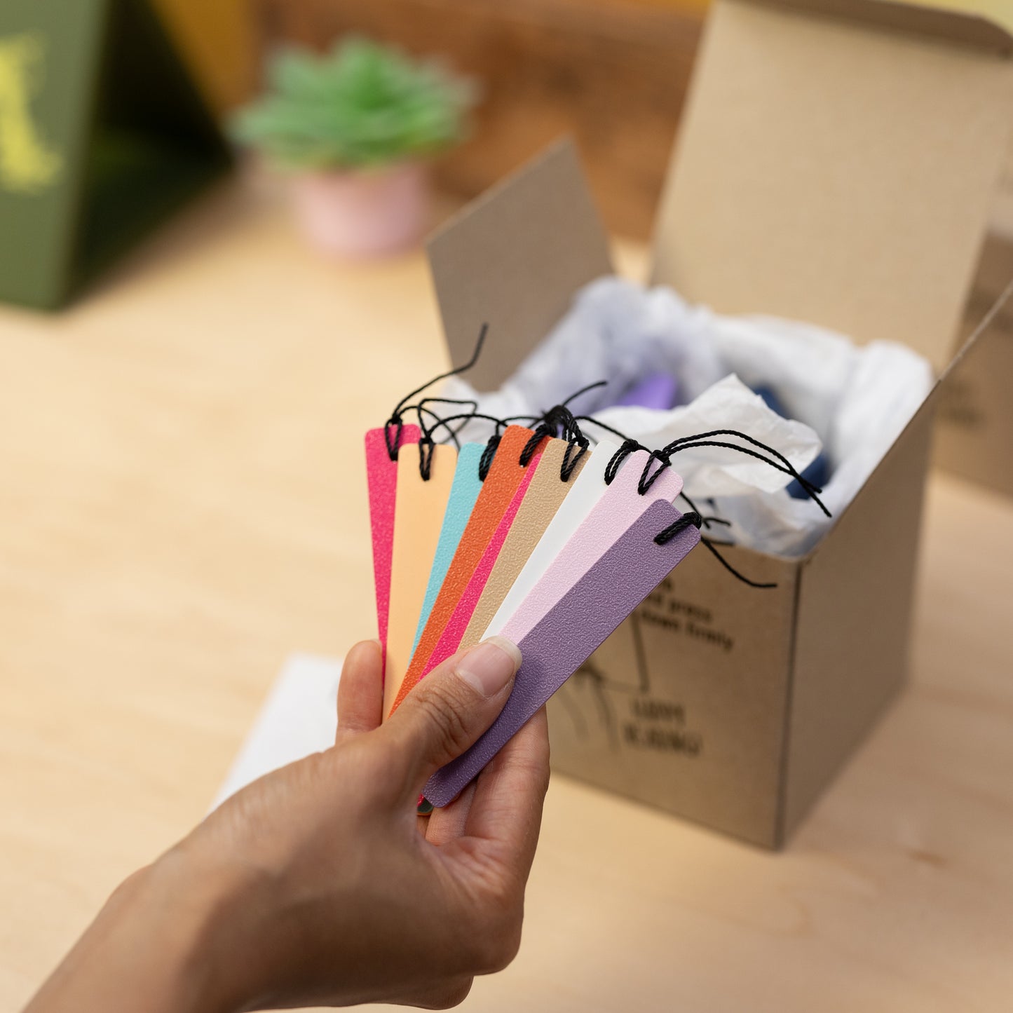 Set of 12 Reading Themed Thumb Book Page Holders