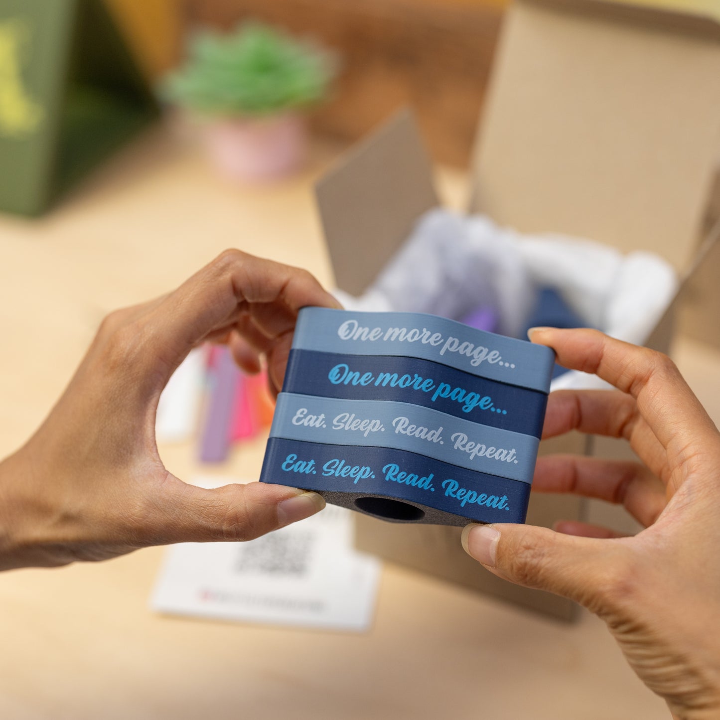 Set of 12 Reading Themed Thumb Book Page Holders