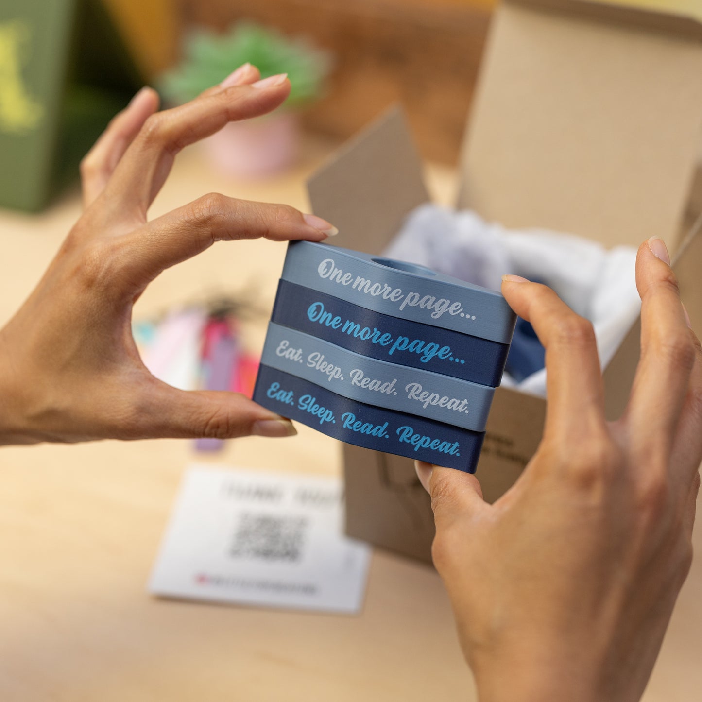 Set of 12 Reading Themed Thumb Book Page Holders