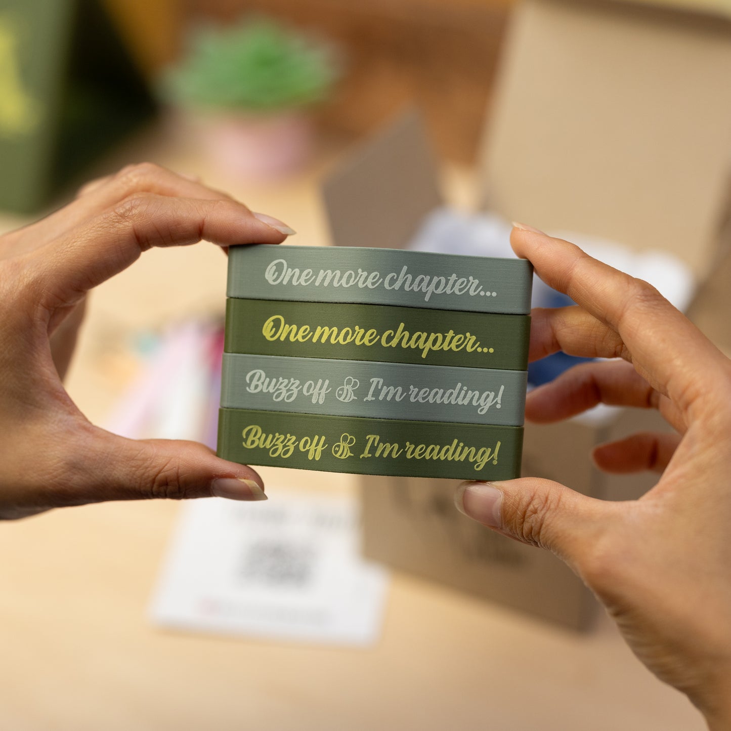 Set of 12 Reading Themed Thumb Book Page Holders