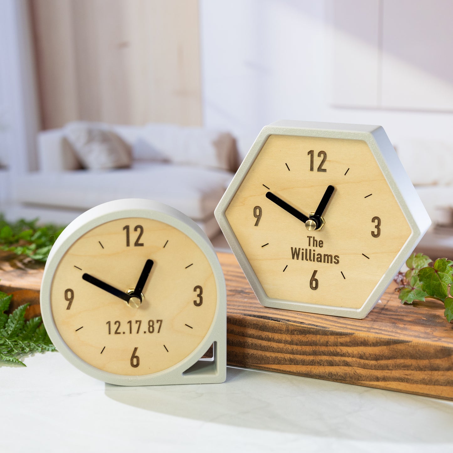 Personalized Desk & Wall Silent Clock