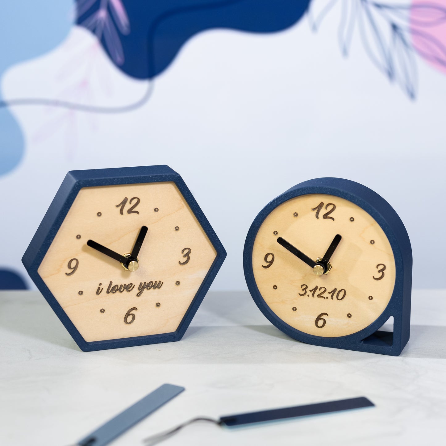Personalized Desk & Wall Silent Clock
