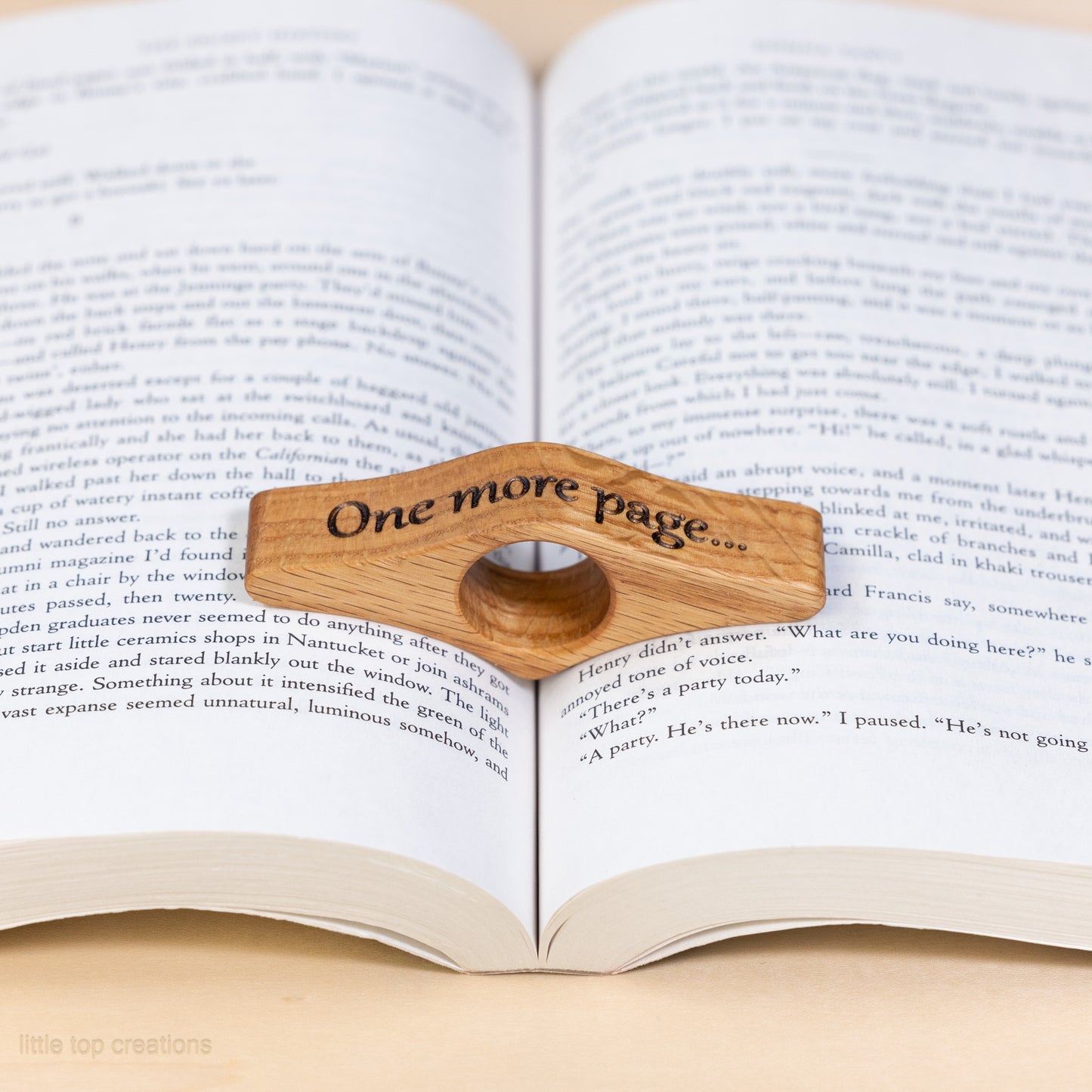 Wooden Thumb Book Page Holders
