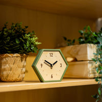 Hexagon Desk Clock