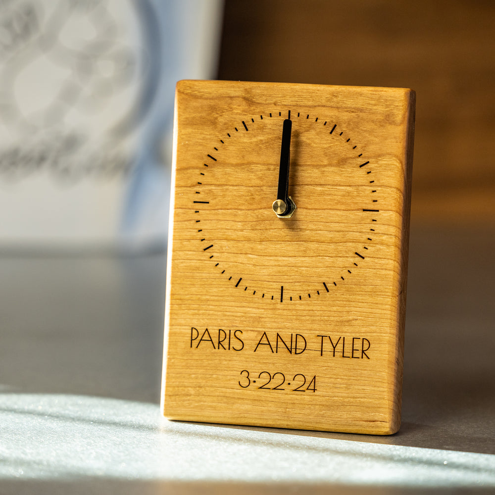 
                  
                    Solid Wood Desk Clock
                  
                