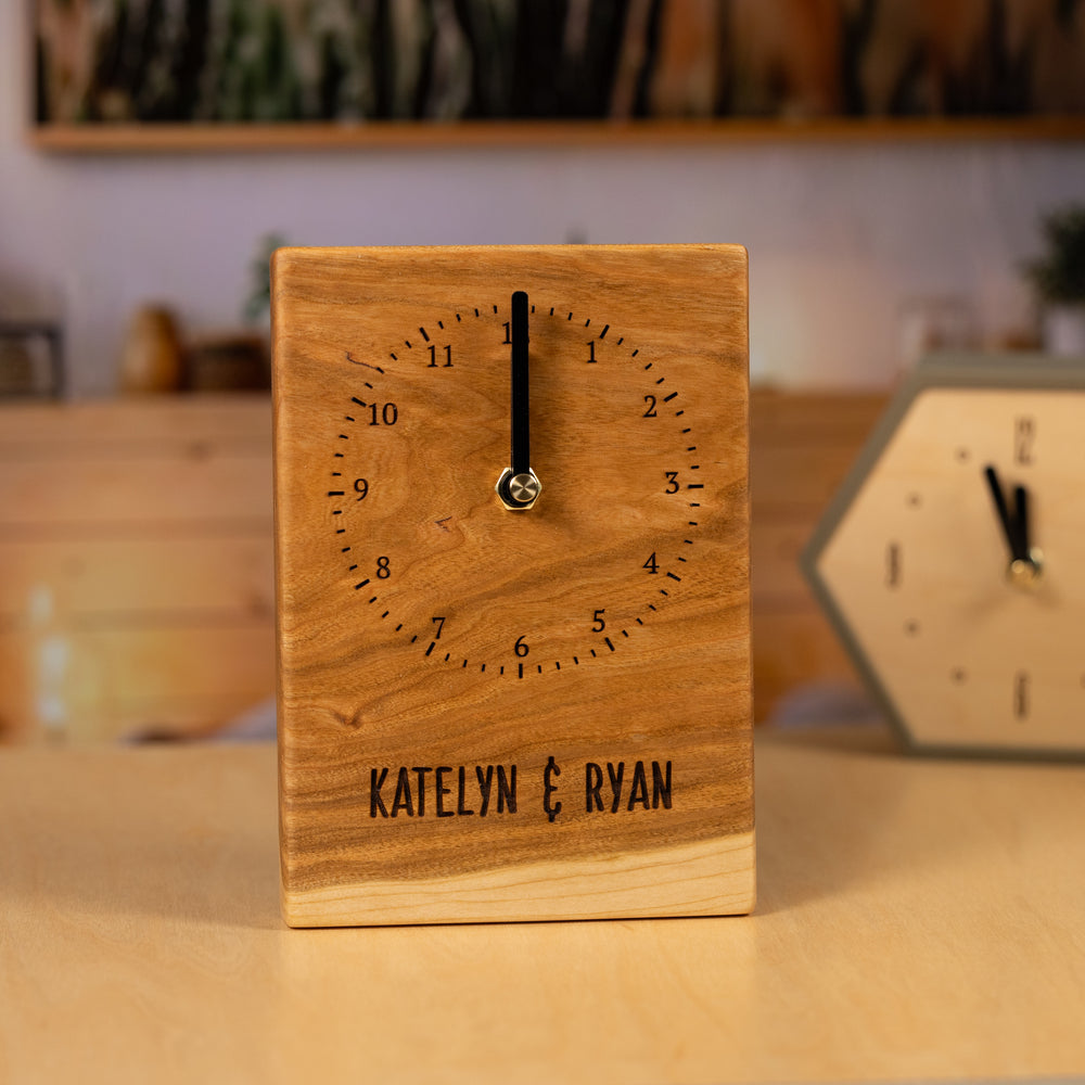 
                  
                    Solid Wood Desk Clock
                  
                