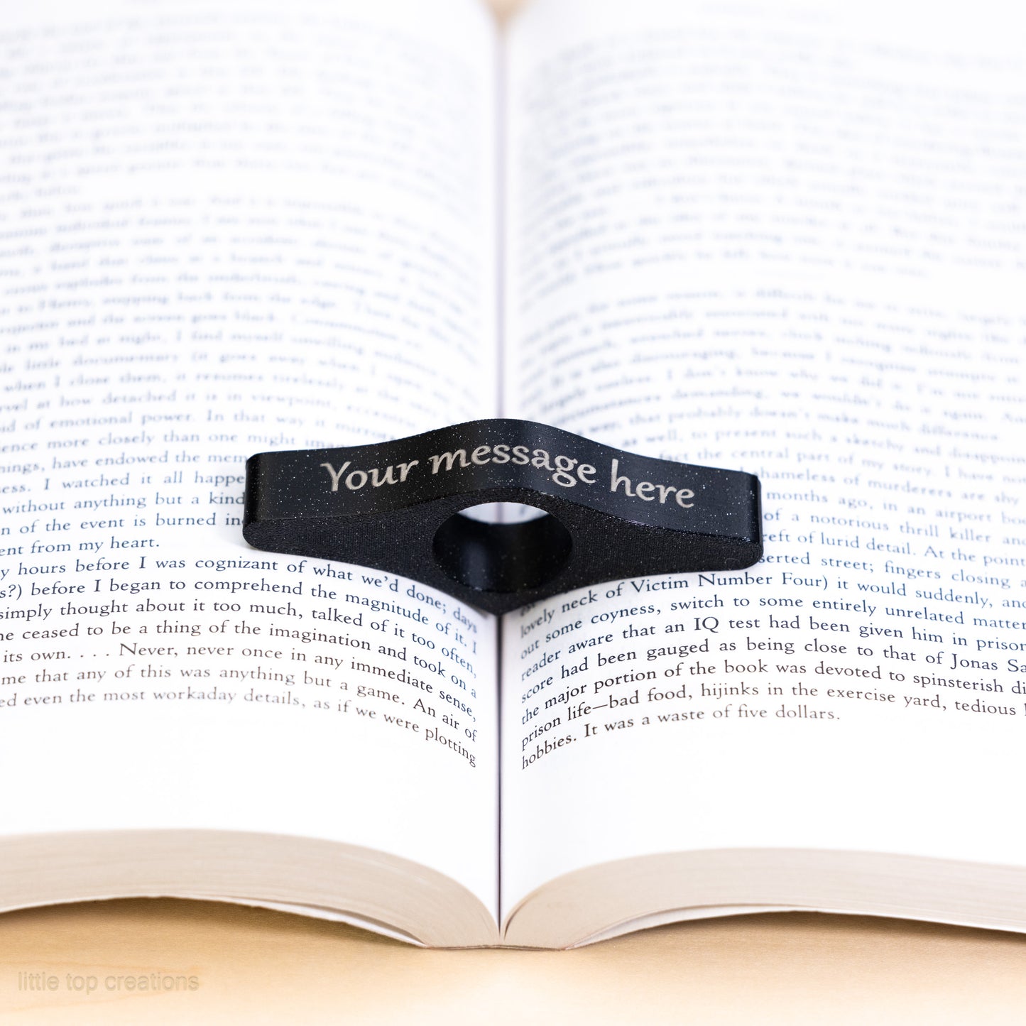 Personalized Book Page Holder