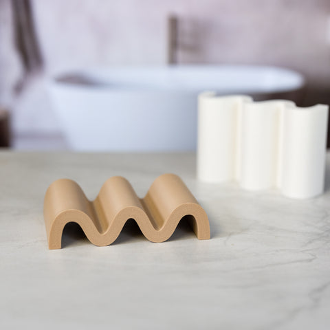 Wavy Soap & Sponge Holder