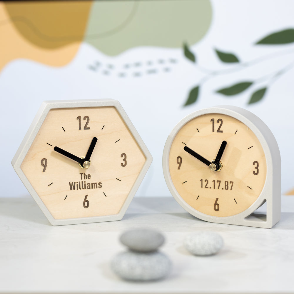 
                  
                    Personalized Desk & Wall Silent Clock
                  
                