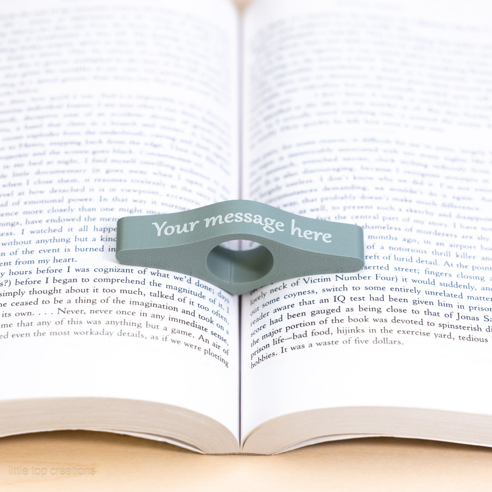 
                  
                    Personalized Book Page Holder
                  
                