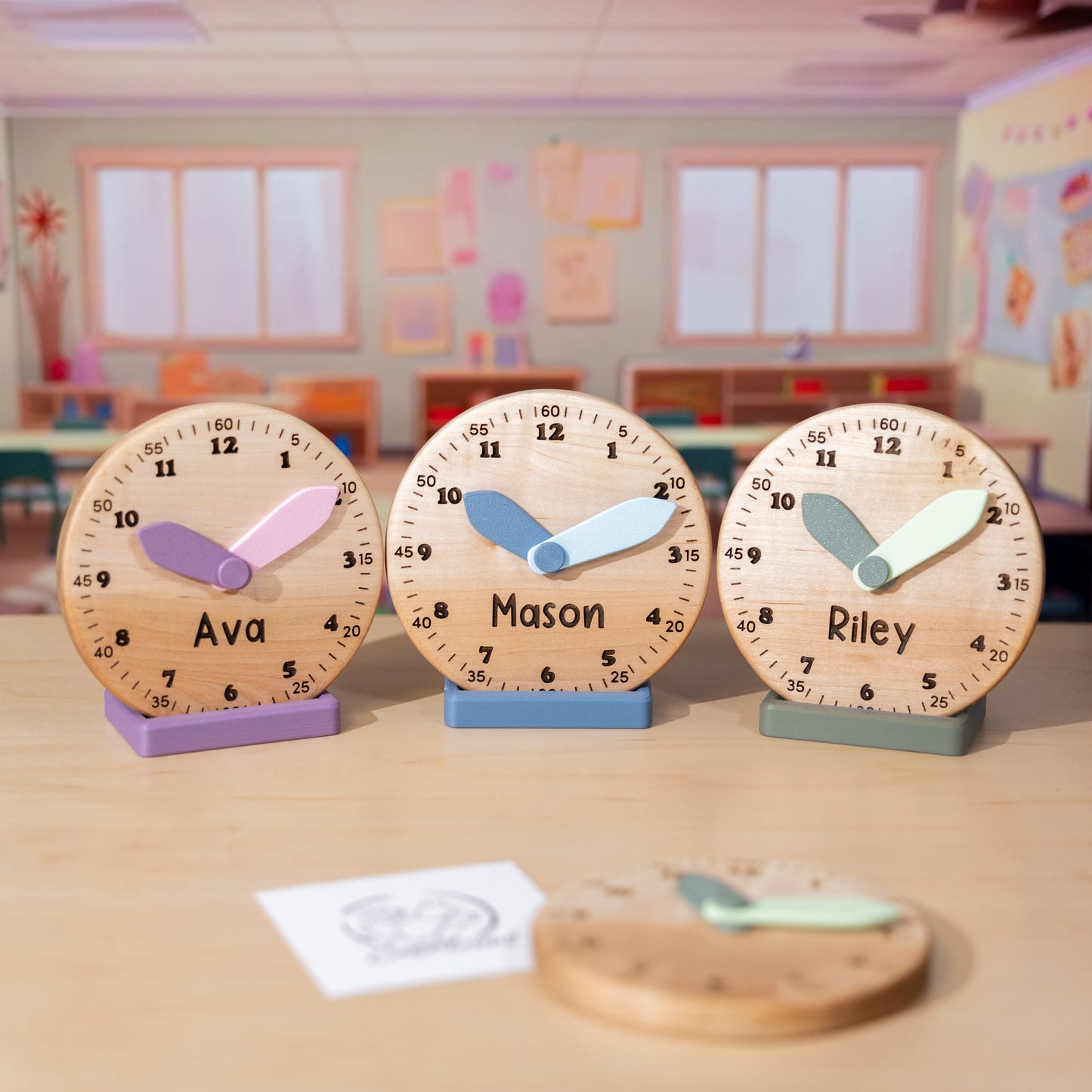 Solid Wood Play Clock