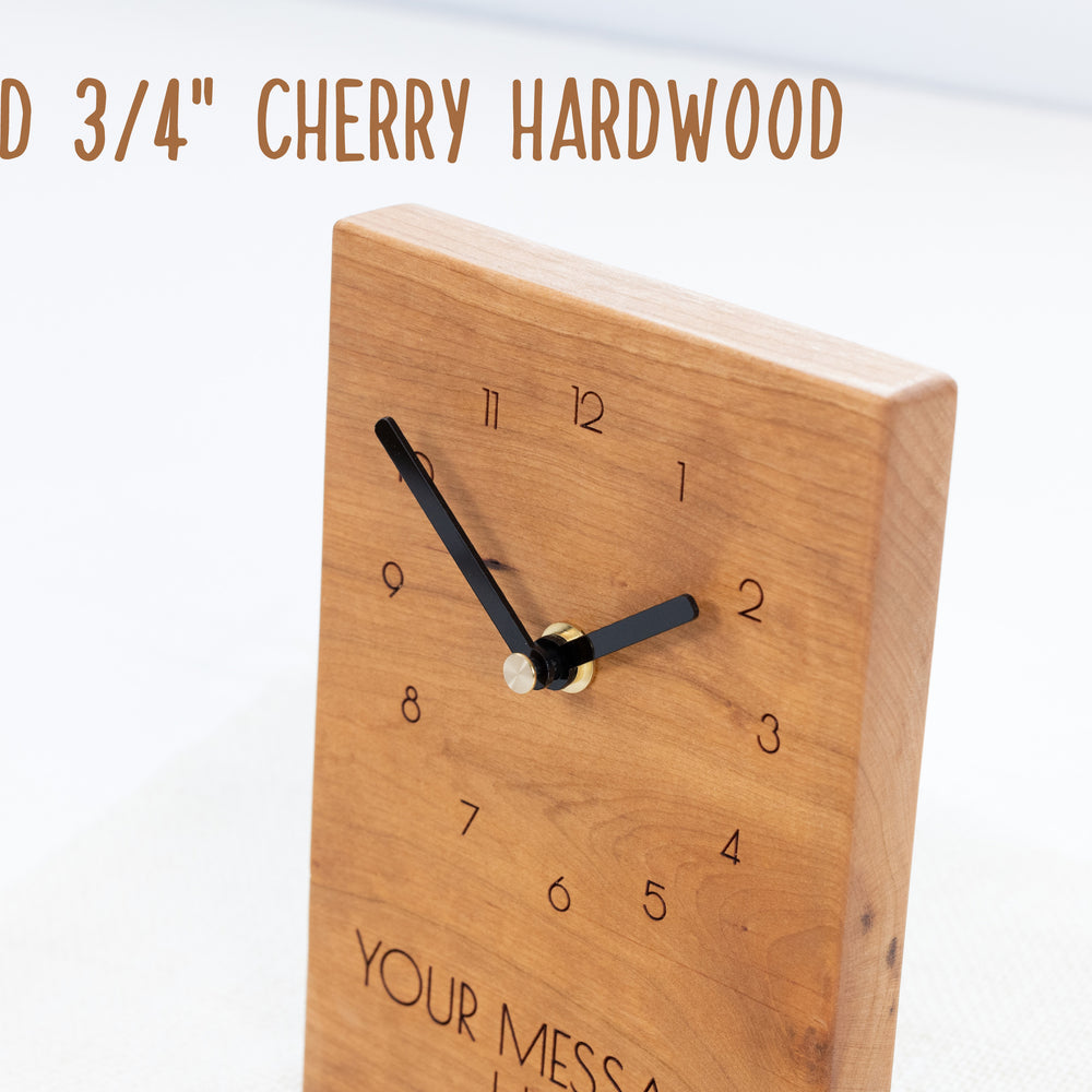 
                  
                    Solid Wood Desk Clock
                  
                