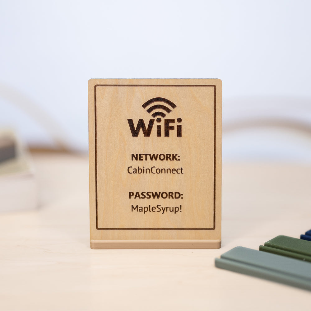 WiFi Password Sign